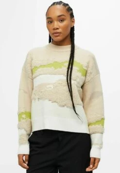 Bestsellers 3 Object Struktur - Trui - Sandshell