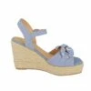 Tom Tailor Sandalen Met Sleehak - Sky