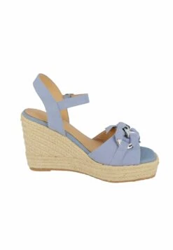 Tom Tailor Sandalen Met Sleehak - Sky
