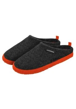 Giesswein Woolpops - Pantoffels - Anthrazit/Neonorange -Kleding Discount Winkel 01b6431b54284eab8d273542581a7fd4