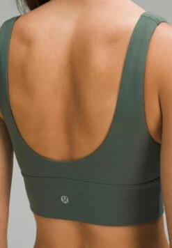 Lululemon Align V-Neck C/D Black - Sport-Bh Met Light Support - Dark Forest -Kleding Discount Winkel 037dfacb7ff54ca182e28cc8b348f028