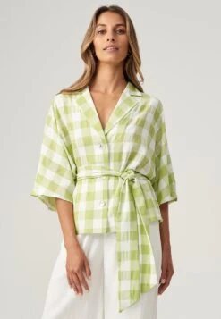 Celeste - Overhemdblouse - Apple Gingham