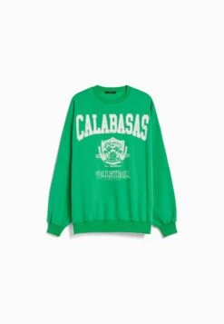 BERSHKA Long Sleeve- Sweater - Evergreen 10 BERSHKA Long Sleeve- Sweater - Evergreen -Kleding Discount Winkel 06a13d1bfff748cd9a7d1cf8a4fb6825