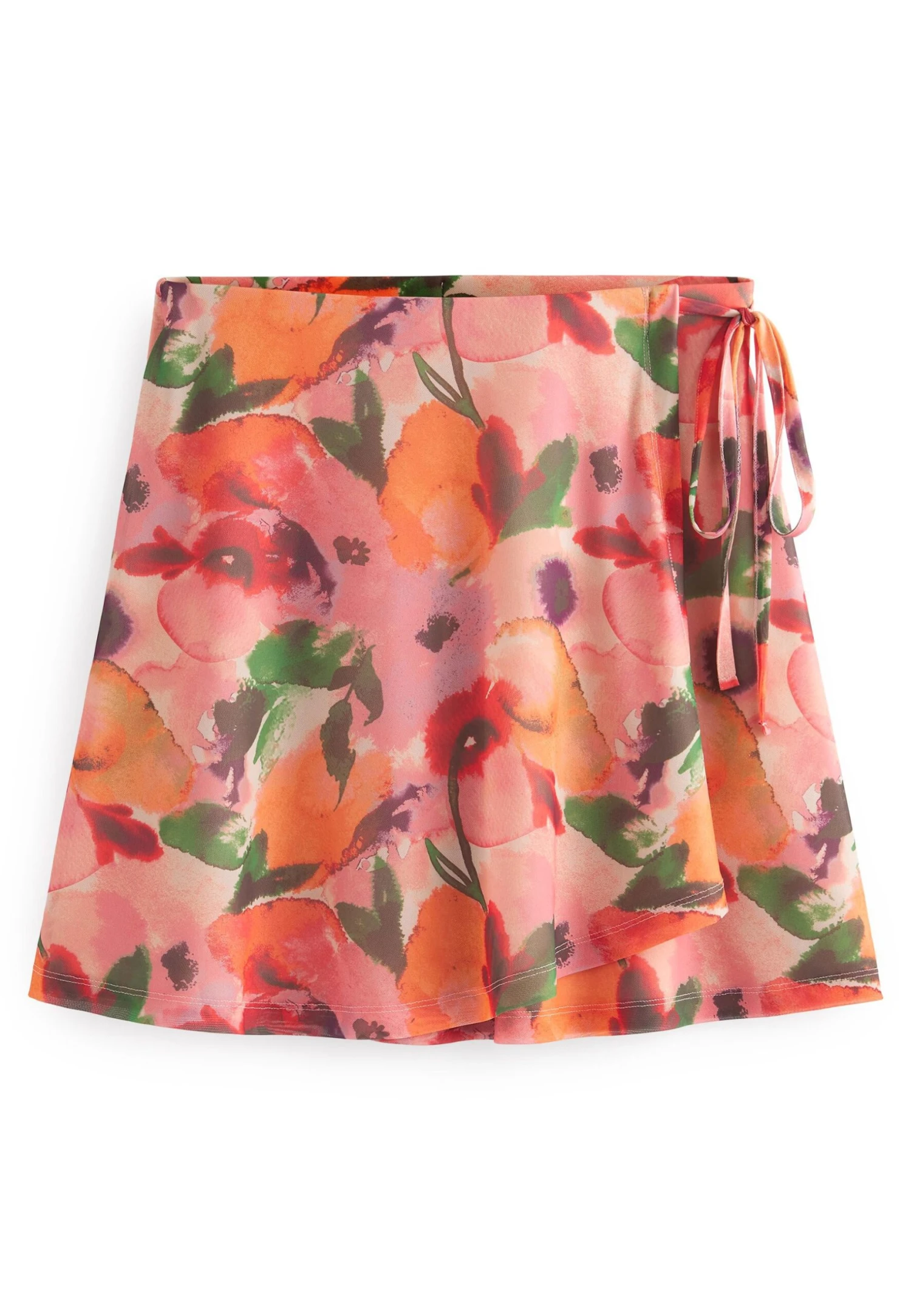 Next Tie Detail Standard - A-Lijn Rok - Pink Floral 5 Next Tie Detail Standard - A-Lijn Rok - Pink Floral - Afbeelding 5