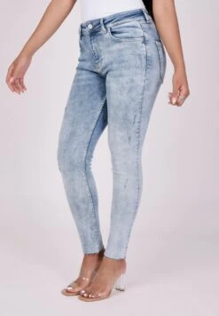 Jeans Skinny Fit - Bleu Clair 8 Jeans Skinny Fit - Bleu Clair -Kleding Discount Winkel 07e2535144ba43f7bee65a182402e27b