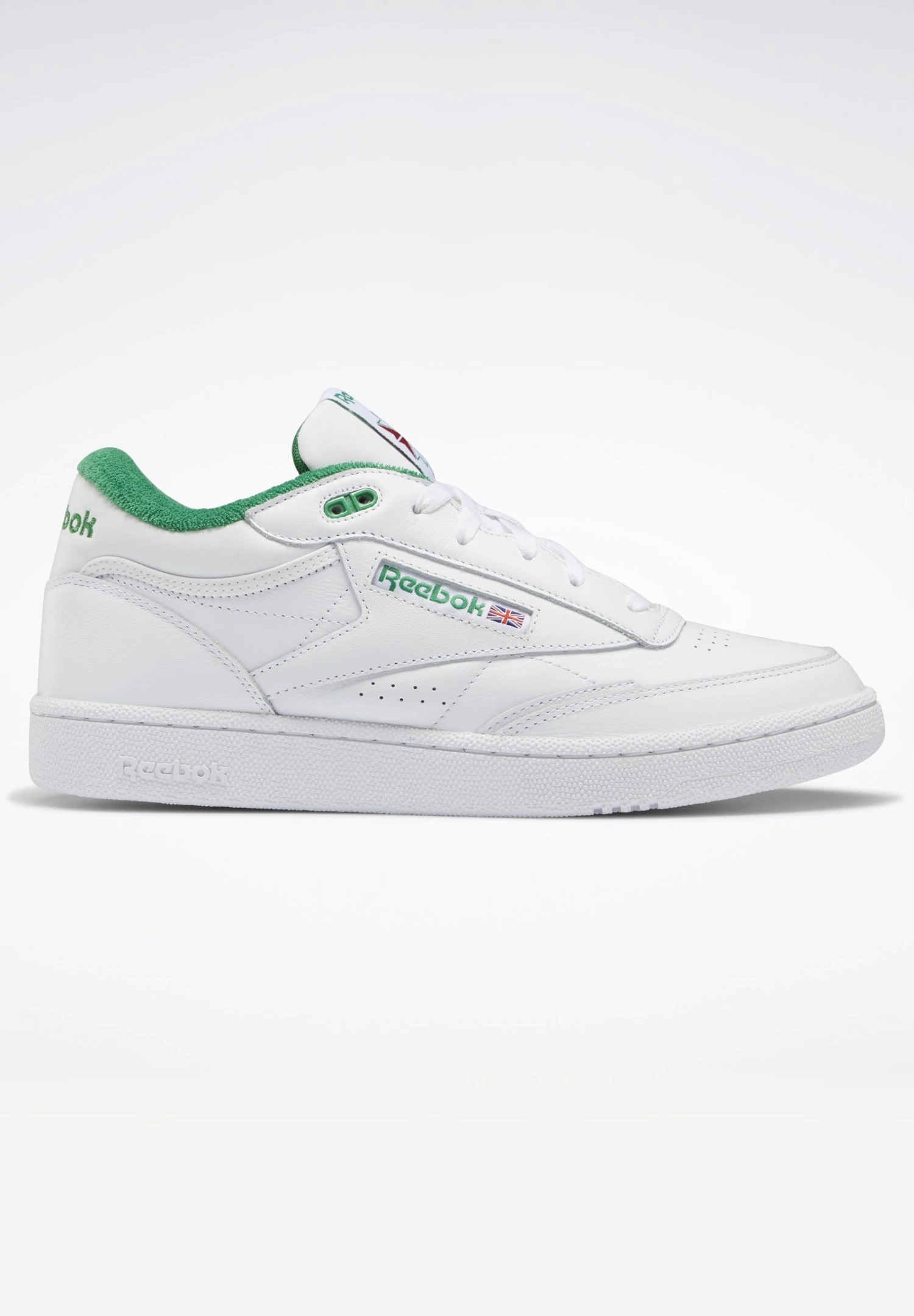 Reebok Classic Club C Mid Ii Unisex - Sneakers Laag - Ftwr White/Ftwr White/Glen Green 1 Reebok Classic Club C Mid Ii Unisex - Sneakers Laag - Ftwr White/Ftwr White/Glen Green