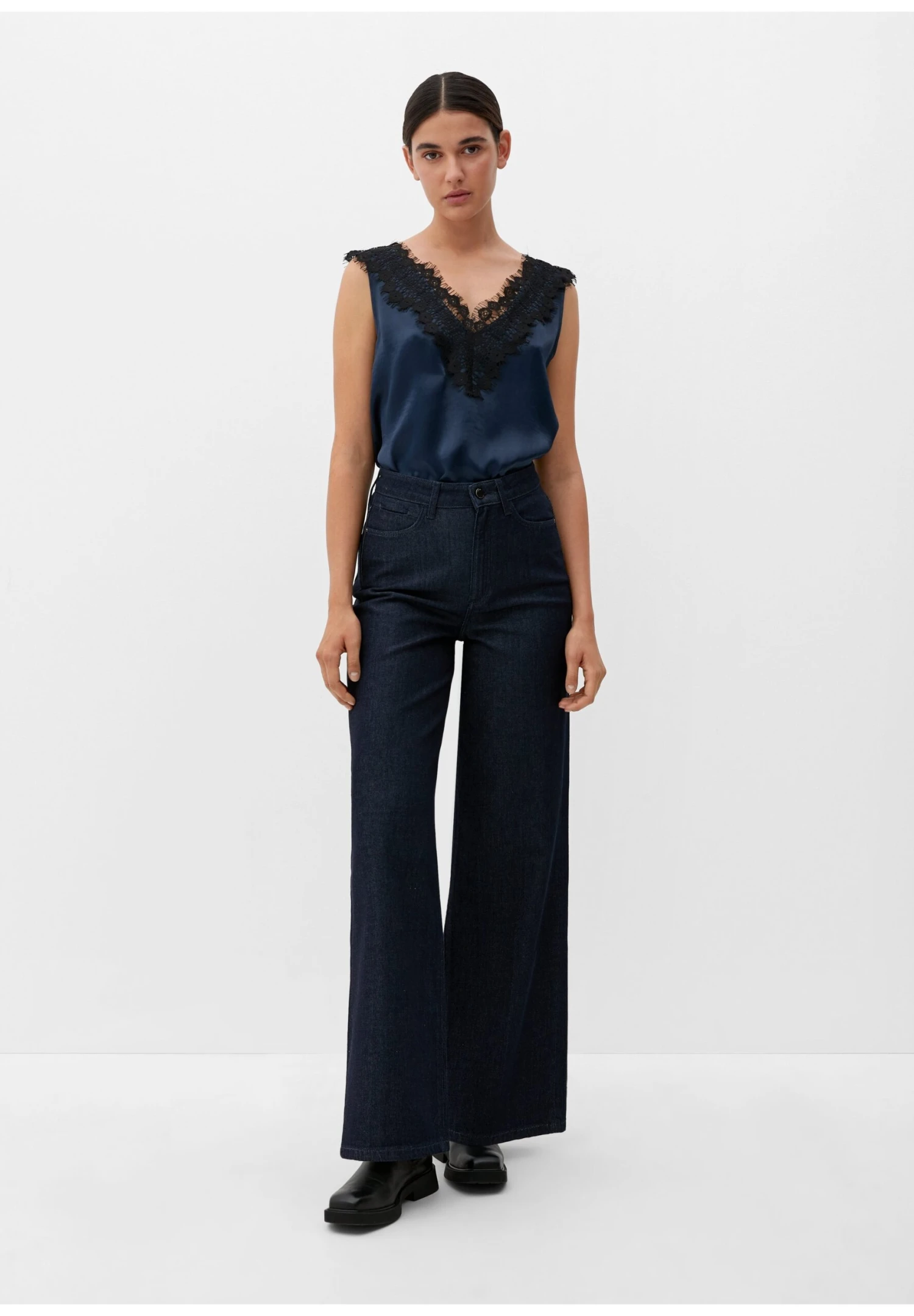 S.Oliver BLACK LABEL 5-Pocket - Flared Jeans - Tiefblau 5 S.Oliver BLACK LABEL 5-Pocket - Flared Jeans - Tiefblau - Afbeelding 5