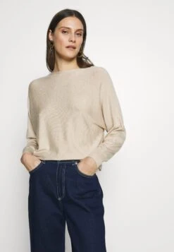 Culture Annemarie Batwing - Trui - Warm Sand Melange