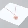 Elli World Map - Ketting - Rose Gold-Coloured