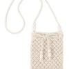 Oysho Macramé - Telefoonhoesje - White