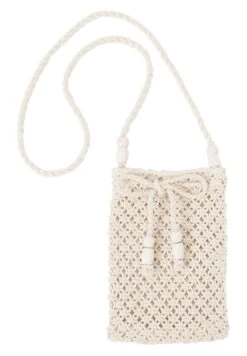 Oysho Macramé - Telefoonhoesje - White