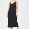 Double Slip - Jurk - Black