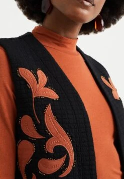 WE FASHION Met Embroidery - Bodywarmer - Black 9 WE FASHION Met Embroidery - Bodywarmer - Black -Kleding Discount Winkel 1121acb53d1749c1b08916b4e2a6d02c