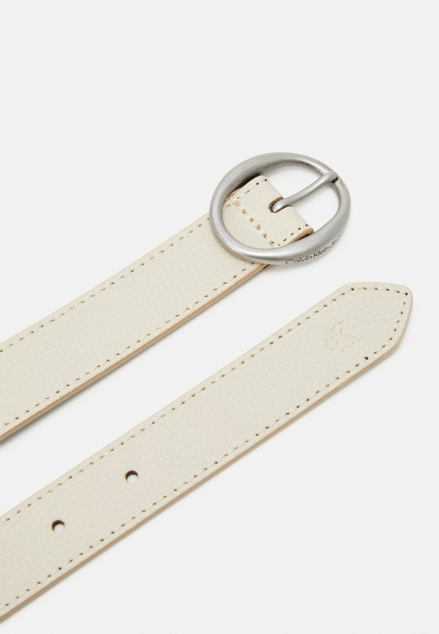 Calvin Klein Jeans Round Classic Belt - Riem - Classic Beige 2 Calvin Klein Jeans Round Classic Belt - Riem - Classic Beige - Afbeelding 2