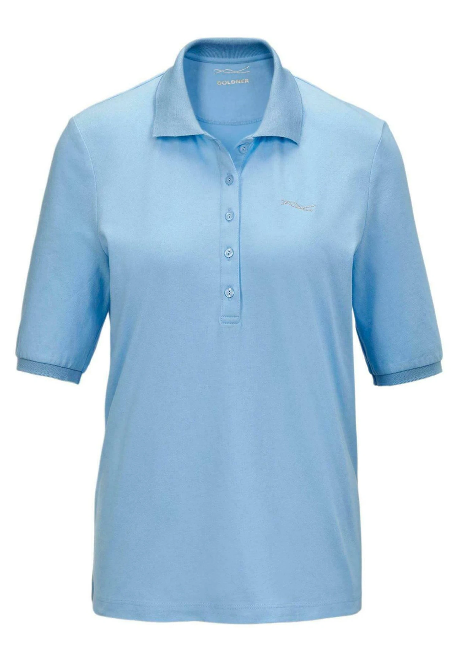 GOLDNER Poloshirt - Sky Blue 6 GOLDNER Poloshirt - Sky Blue - Afbeelding 6
