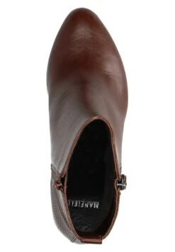 Mit Absatz - Enkellaarsjes Met Hoge Hak -Brown 7 Mit Absatz - Enkellaarsjes Met Hoge Hak -Brown -Kleding Discount Winkel 16c88c4843544b7d84b138a8369f13c3