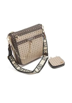 RIVER ISLAND Ri Monogram - Schoudertas - BrownDark -Kleding Discount Winkel 17d0ad5ec74e4c71a02a11c8c3d27d89