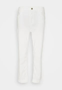 Marc O'Polo 5 Pocket Mid Waist Slim Fit 7 8 Length - Broek - White -Kleding Discount Winkel 18d1ce73f88a414ba3495503ad39a2a2