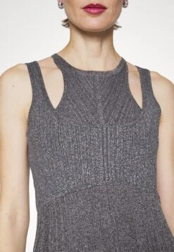 HERVE LEGER Variegated Rib Gown - Cocktailjurk - Grey -Kleding Discount Winkel 1b12b54af3fa43f99d42c89c2d32e6a1