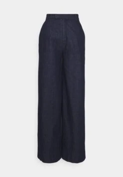 Vintage Chambray Trouser - Broek - Dark Blue Chambray -Kleding Discount Winkel 1cc5f297837a4246987eaca2fd060515