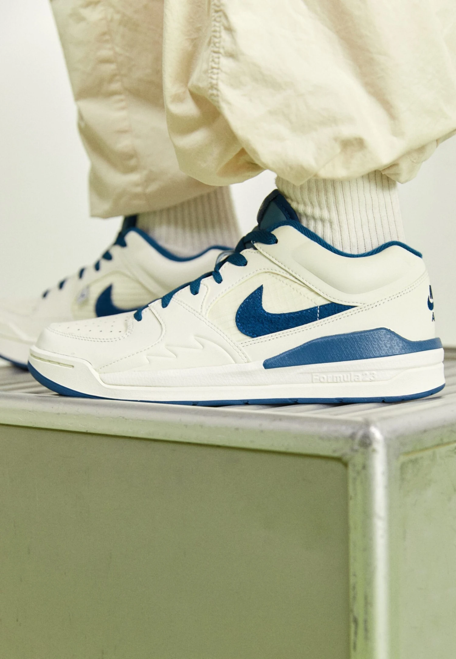 Jordan Stadium 90 - Sneakers Laag - Sail/Sky/Ozone Blue 2 Jordan Stadium 90 - Sneakers Laag - Sail/Sky/Ozone Blue - Afbeelding 2