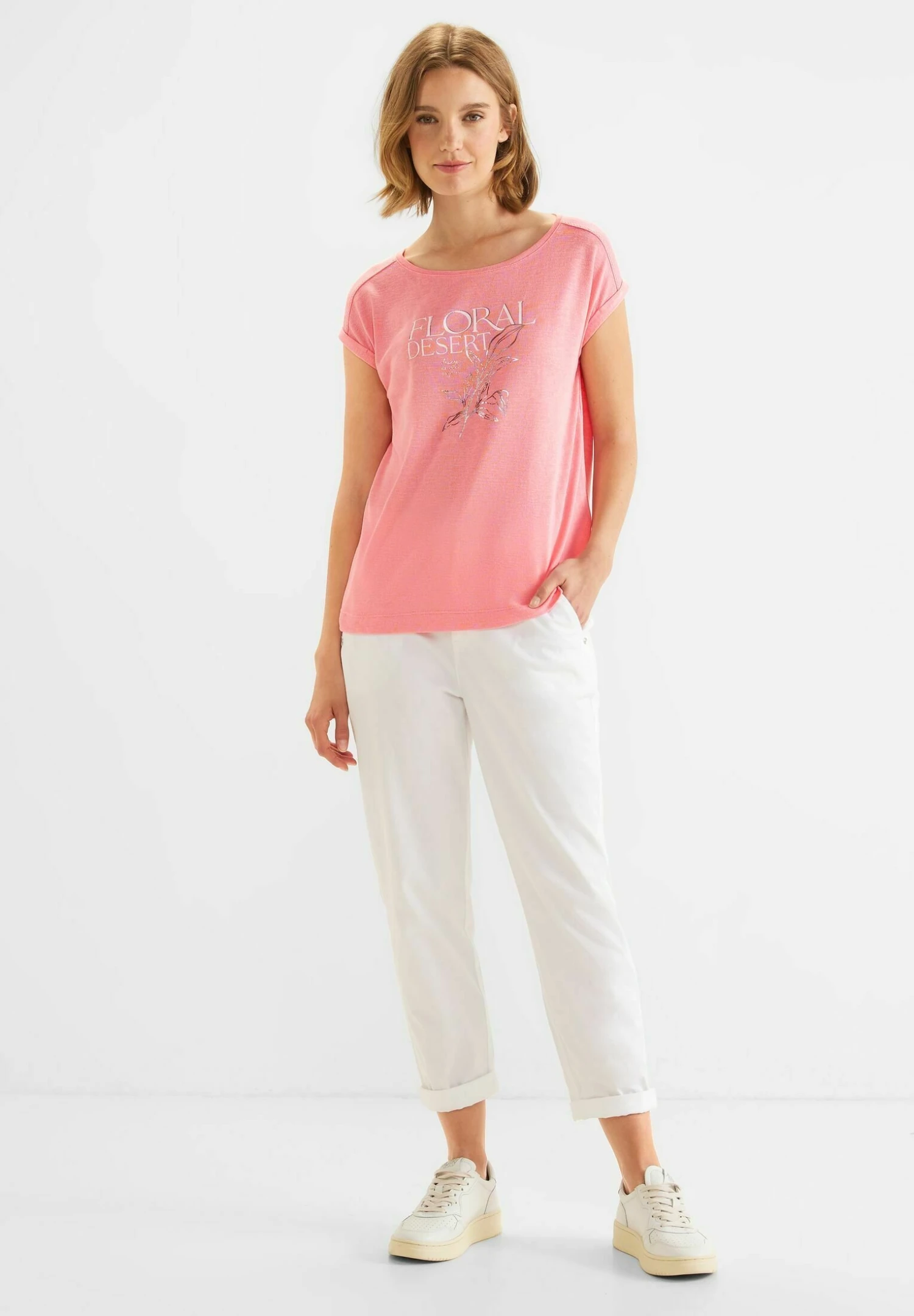 STREET ONE Look Part - T-Shirt Print - Rosa 2 STREET ONE Look Part - T-Shirt Print - Rosa - Afbeelding 2