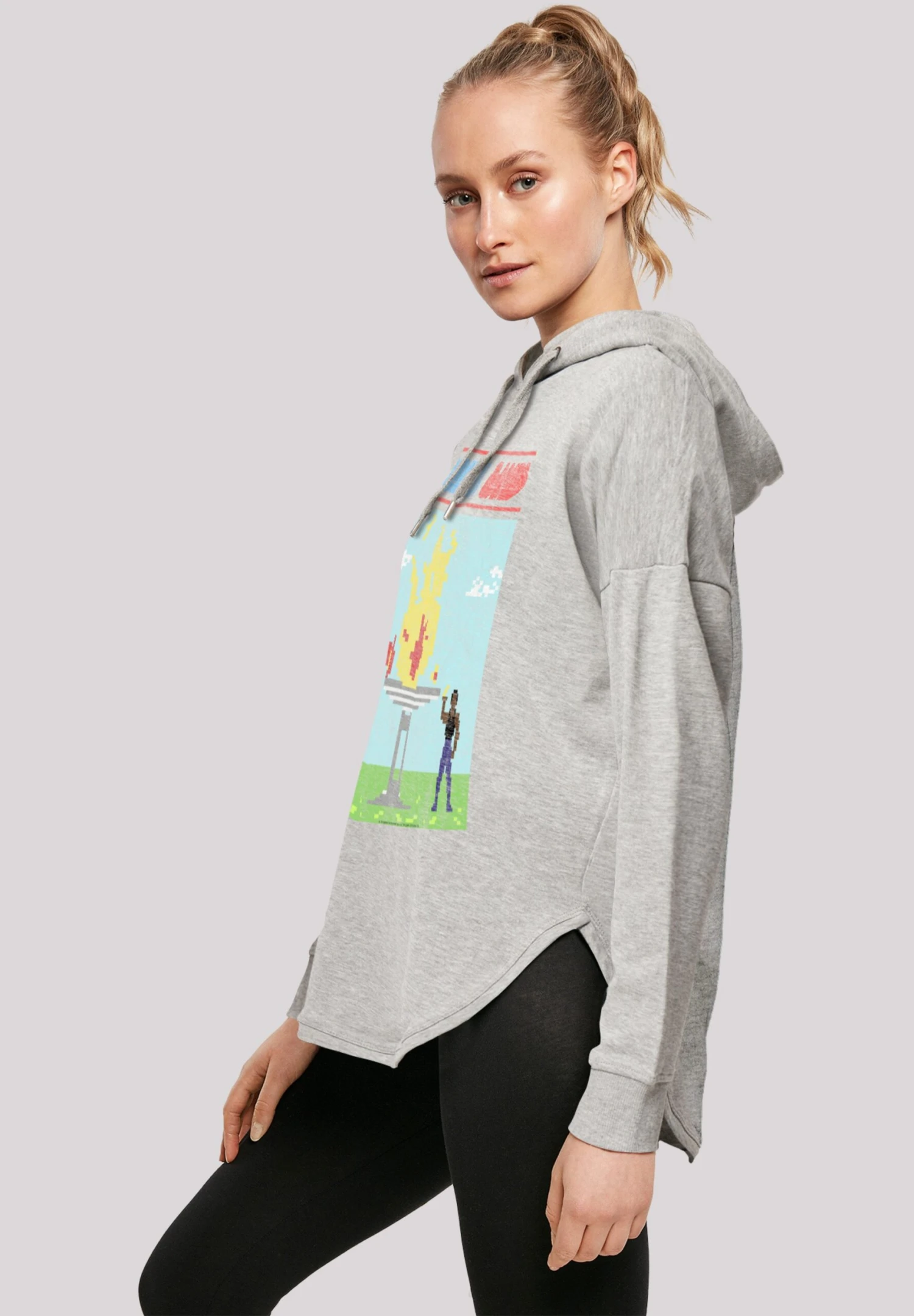 F4NT4STIC Retro Gaming Summer Games - Hoodie - Grey 5 F4NT4STIC Retro Gaming Summer Games - Hoodie - Grey - Afbeelding 5