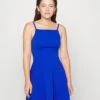 Tan Strap Skater - Cocktailjurk - Electric Blue