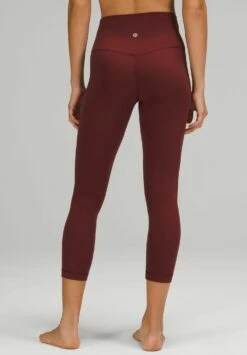 Lululemon Align Hr Crop 23 - Legging - Red Merlot -Kleding Discount Winkel 230cb11fd82d4be4b606d483578a3715