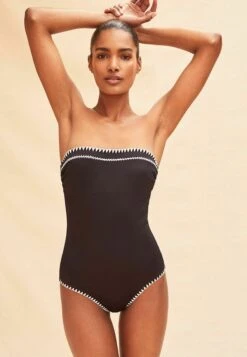 Tummy Control Crochet Stitch- Badpak - Black