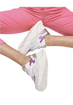 D.A.T.E. Fuga Dragon - Sneakers Laag - White Fuxia