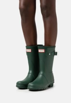 Hunter ORIGINAL Womens Short Boot Vegan - Regenlaarzen - Hunter Green