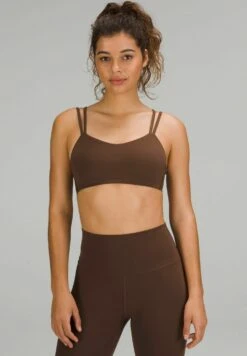 Lululemon Like A Cloud B/C - Sport-Bh Met Light Support - Brown