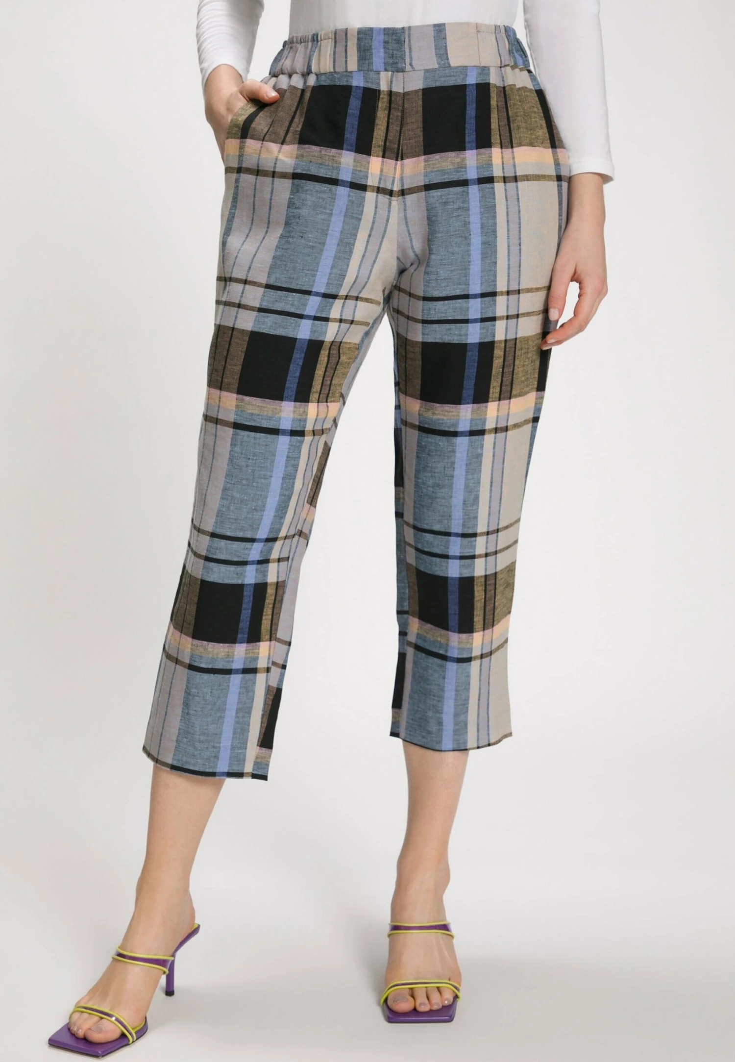 Ulla Popken Broek - Camel Multi 1 Ulla Popken Broek - Camel Multi