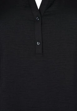 Zizzi Long Sleeved - Blouse - Black -Kleding Discount Winkel 31538707e6a6435294e807a755847362