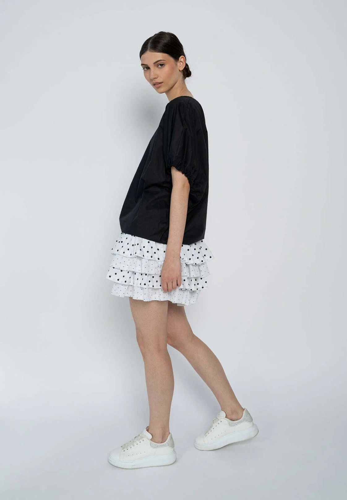 Gio - T-Shirt Basic - Black 4 Gio - T-Shirt Basic - Black - Afbeelding 4