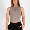 Gorilla Wear Livonia Crop- Top - Beige