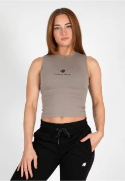 Gorilla Wear Livonia Crop- Top - Beige