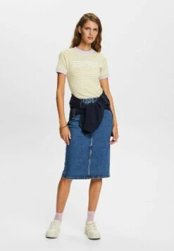ESPRIT T-Shirt Print - Pastel Yellow 14 ESPRIT T-Shirt Print - Pastel Yellow -Kleding Discount Winkel 3342543d4c6245469249a194f76c0467
