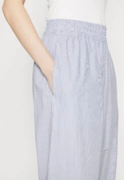 Mads Nørgaard Popla Lola Pants - Broek - Estate Blue/Cloud Dancer -Kleding Discount Winkel 33e3f5a62289498a98ed0c7d928f6c84