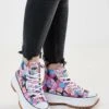 British Knights Kaya Mid Fly - Sneakers Hoog - Flower