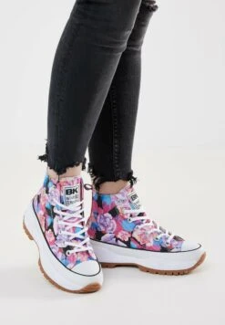 British Knights Kaya Mid Fly - Sneakers Hoog - Flower