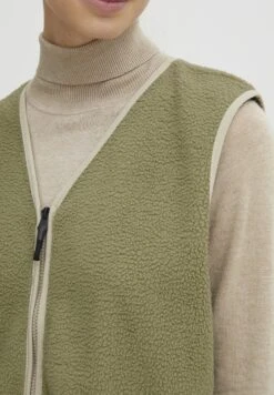 OXMO Bodywarmer - Oil Green -Kleding Discount Winkel 364f9b05ffb242ed8cc450aa0ea713c0