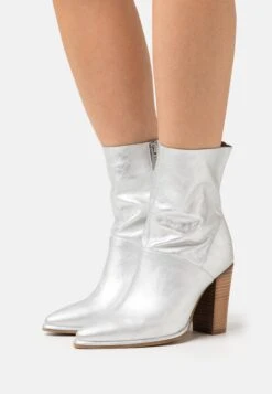 Bronx Next Americana - Enkellaarsjes Met Hoge Hak - Silver