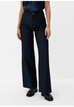 S.Oliver BLACK LABEL 5-Pocket - Flared Jeans - Tiefblau