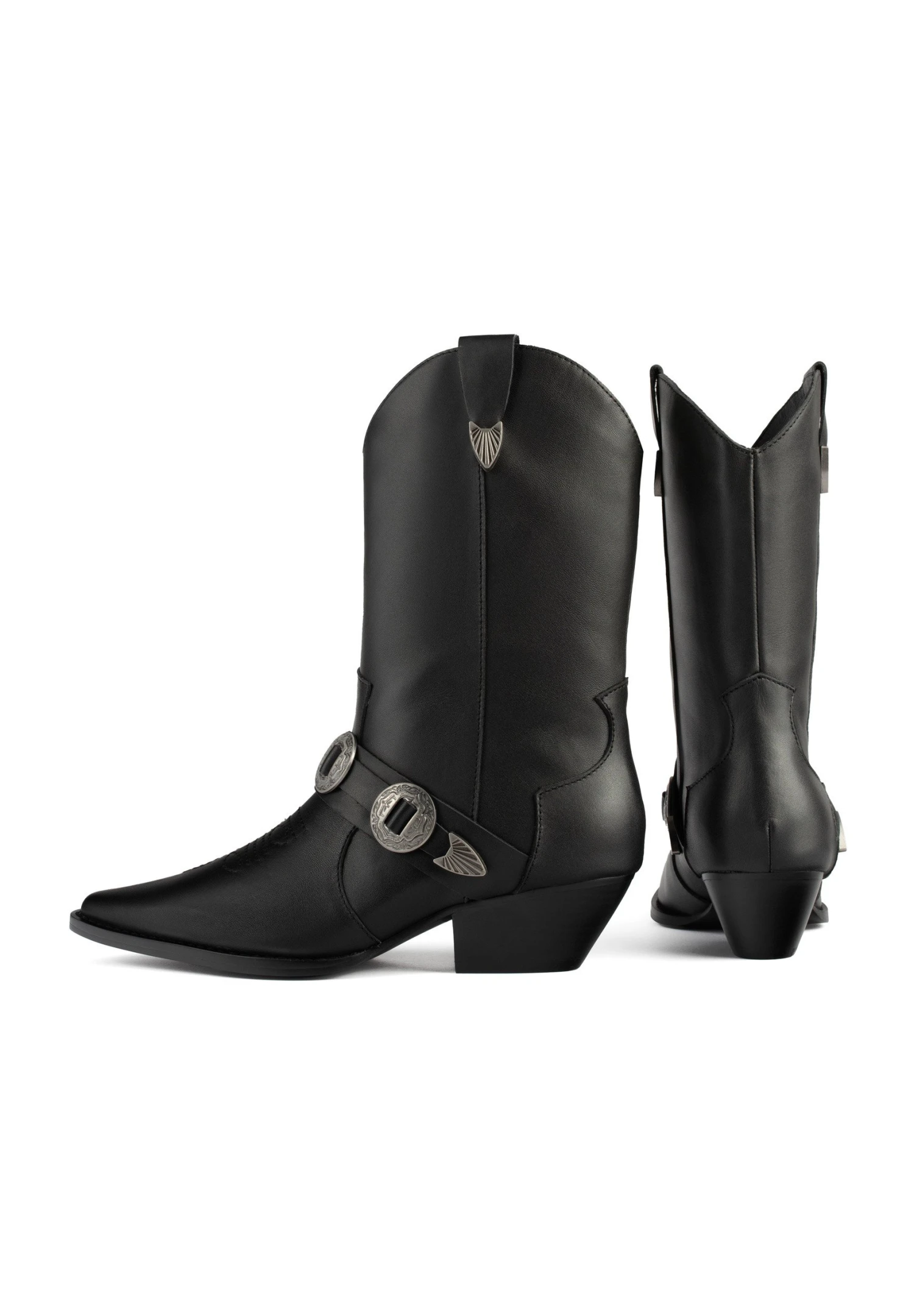 L37 Cast In Steel - Cowboy-/Bikerlaarsjes - Black 4 L37 Cast In Steel - Cowboy-/Bikerlaarsjes - Black - Afbeelding 4