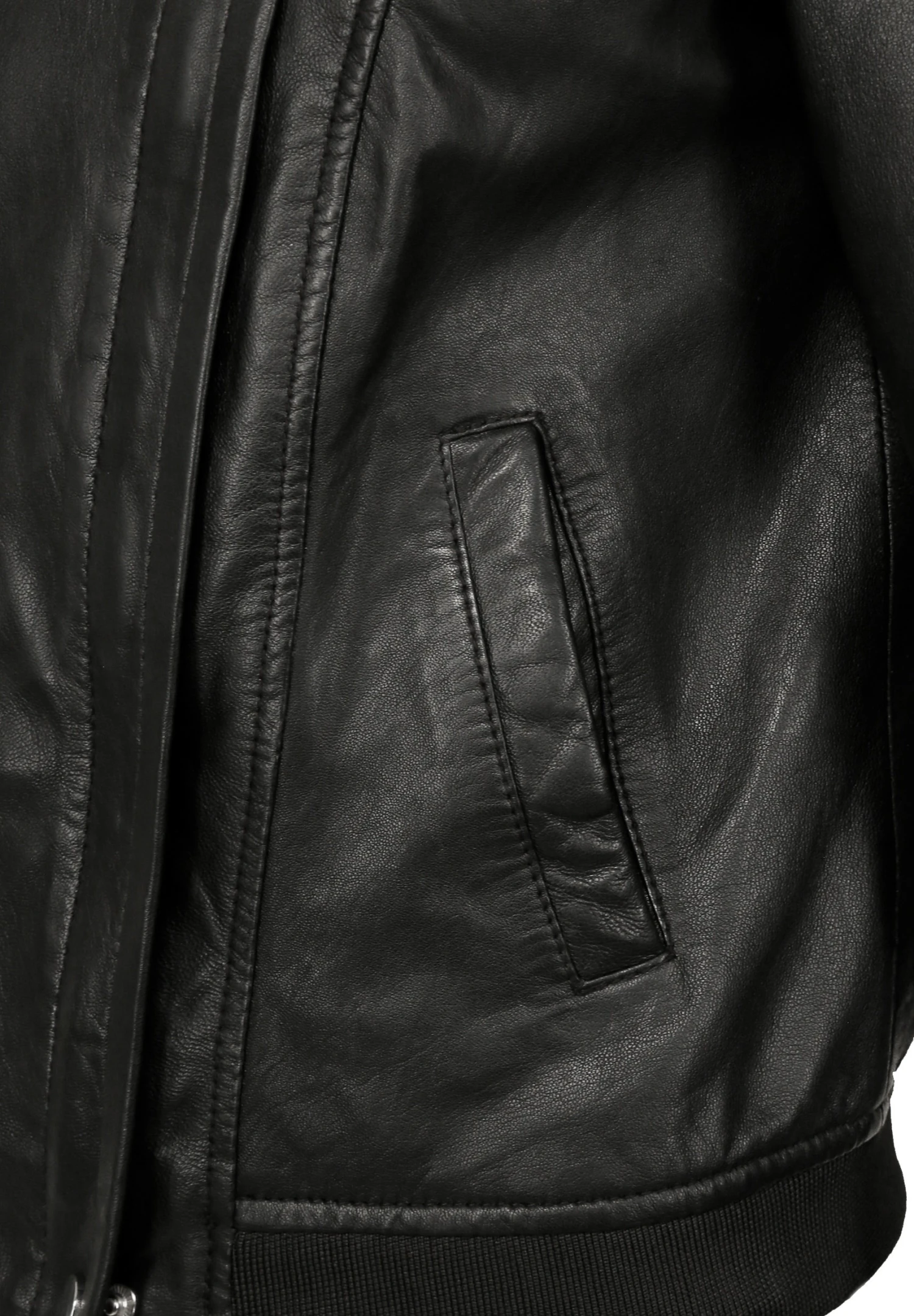 Leren Jas - Black 3 Leren Jas - Black - Afbeelding 3