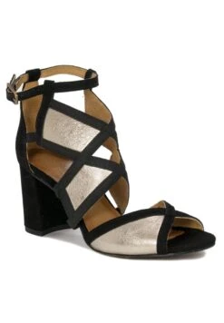 Sandalen - Czarny/Złoty -Kleding Discount Winkel 3b106cea81e844038128a54abcd34038