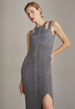 HERVE LEGER Variegated Rib Gown - Cocktailjurk - Grey -Kleding Discount Winkel 3c780ffb9dd44905bf12b8f748e90143