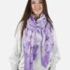 Seda - Sjaal - Purple/Silver